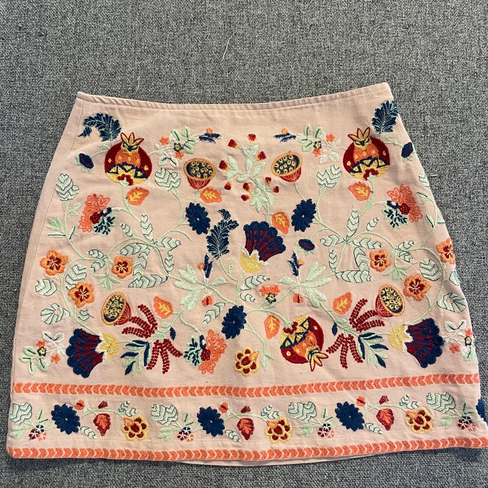 Urban Outfitters Pink Embellished Mini Skirt